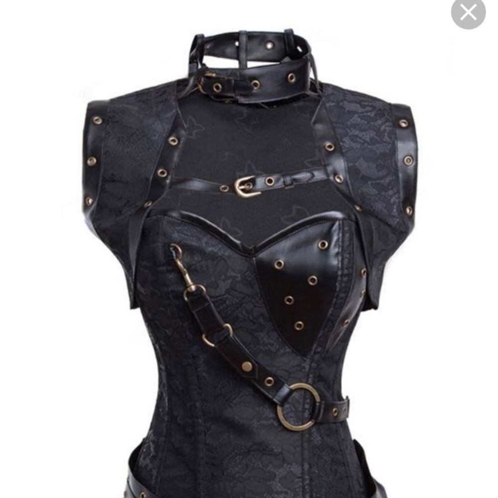Charmian corset with vest and choker new with tags small